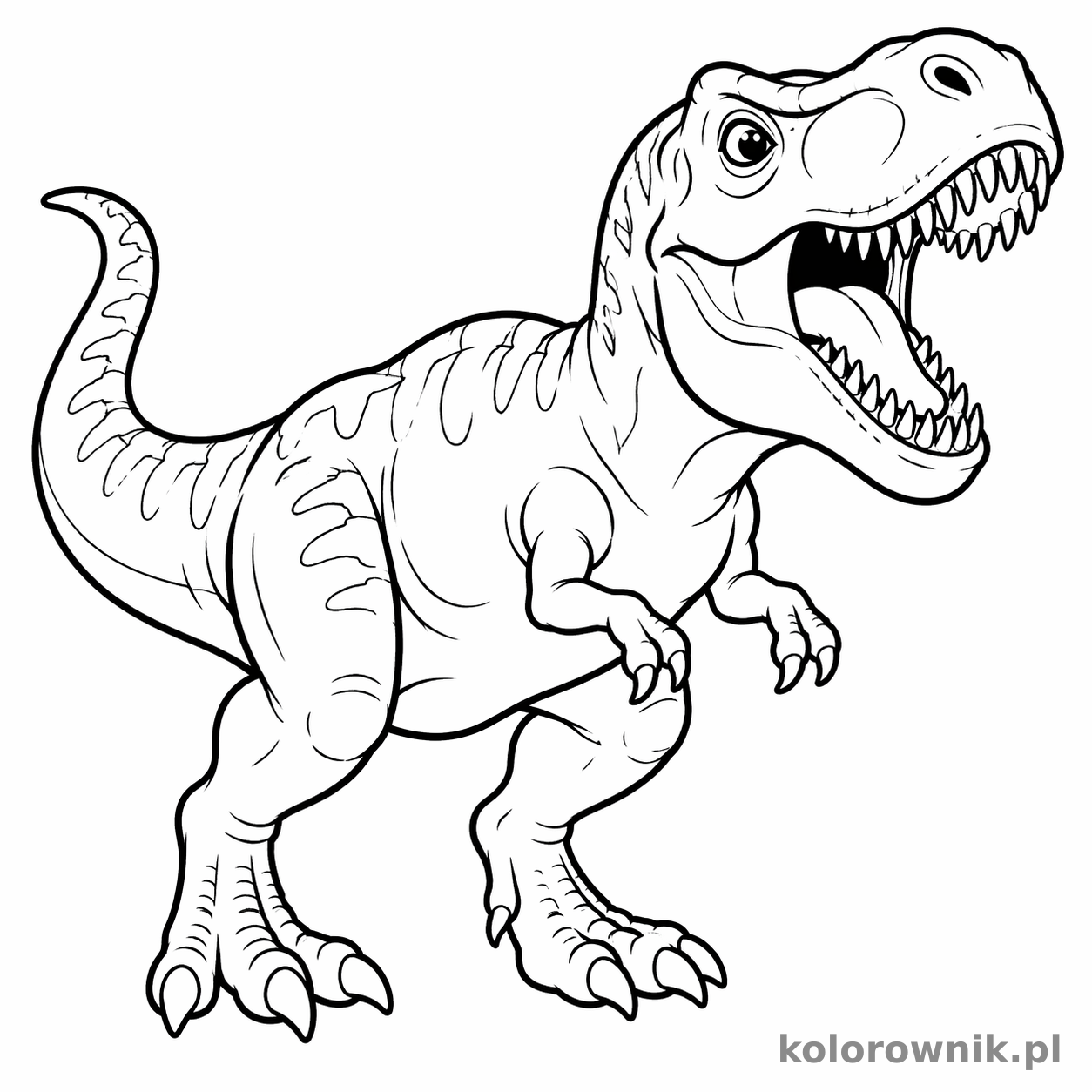 Dinozaur kolorowanka do druku nr 34 kolorowanka do druku dla dzieci